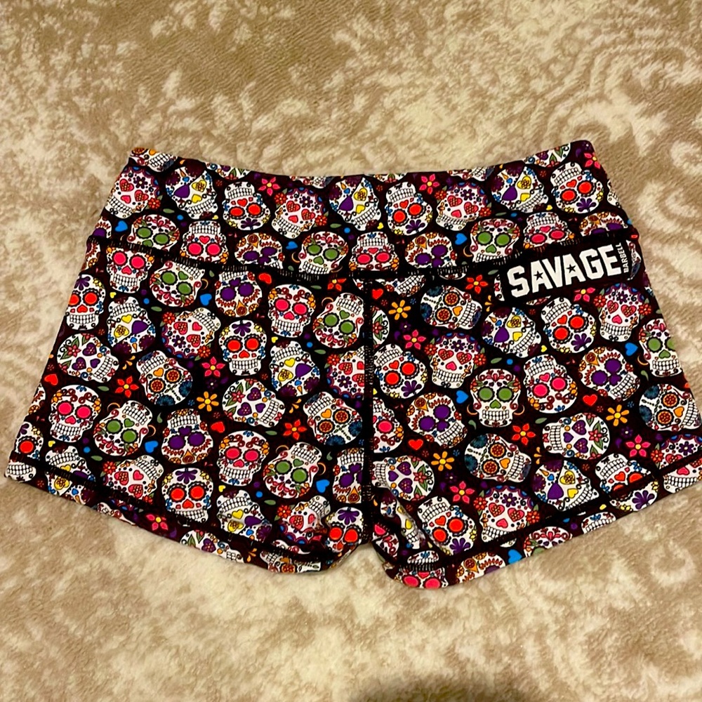 Savage Barbell booty shorts